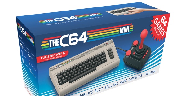Zkraje ptho roku si zahrajete na retro potai The C64 Mini
